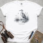 Unbothered Heron T-Shirt — white