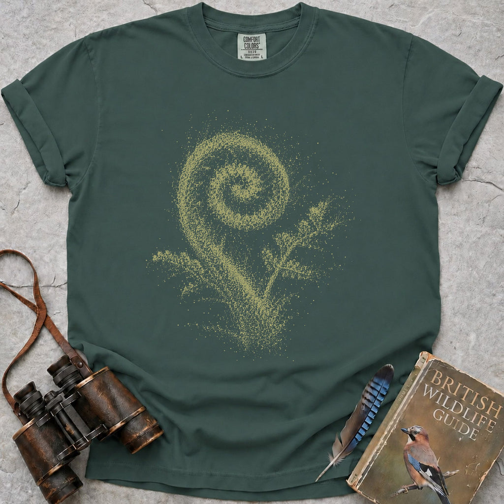 unfurling-fern — blue spruce