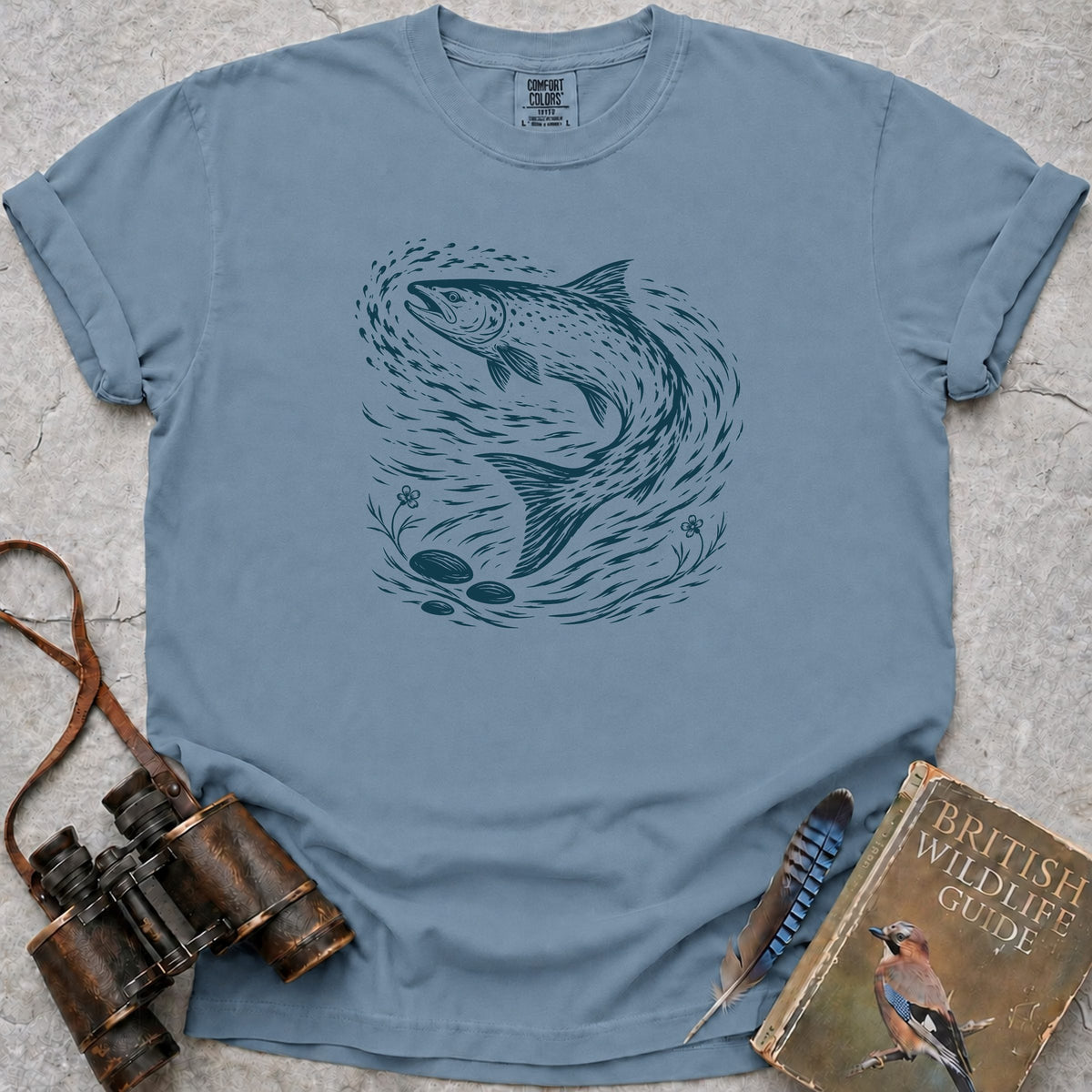 upwater-salmon — ice blue