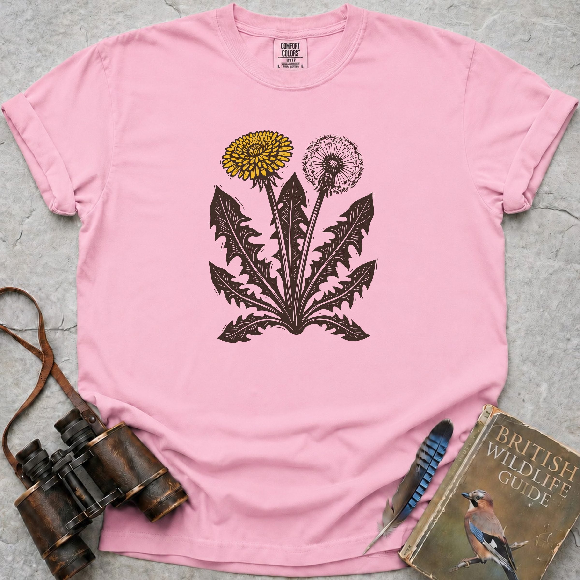 Vintage Dandelion Duo T-Shirt — blossom