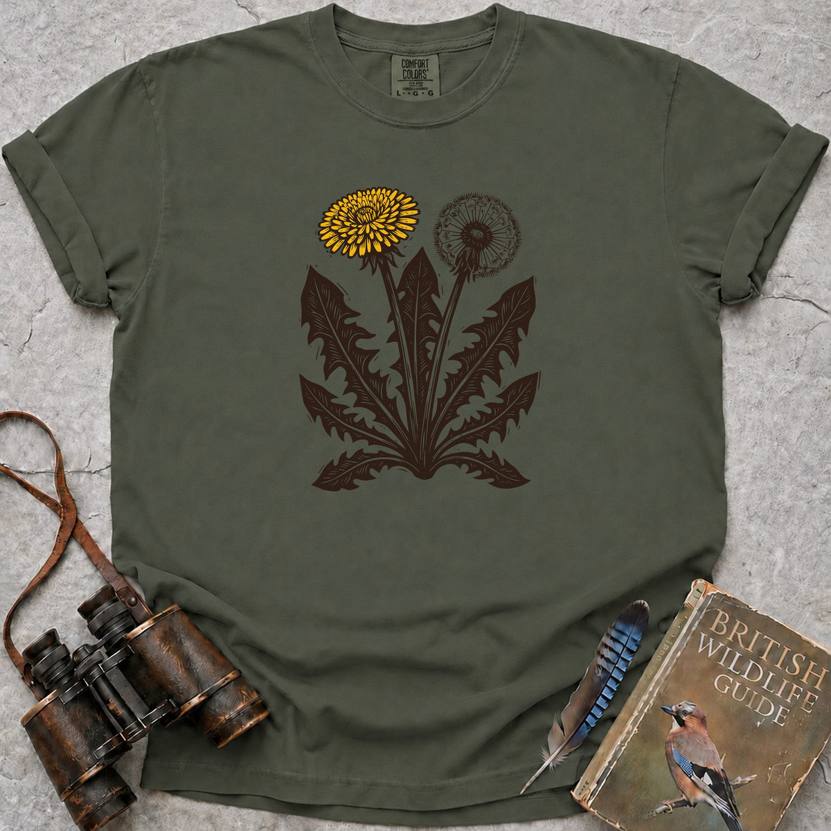 vintage-dandelion-duo — moss