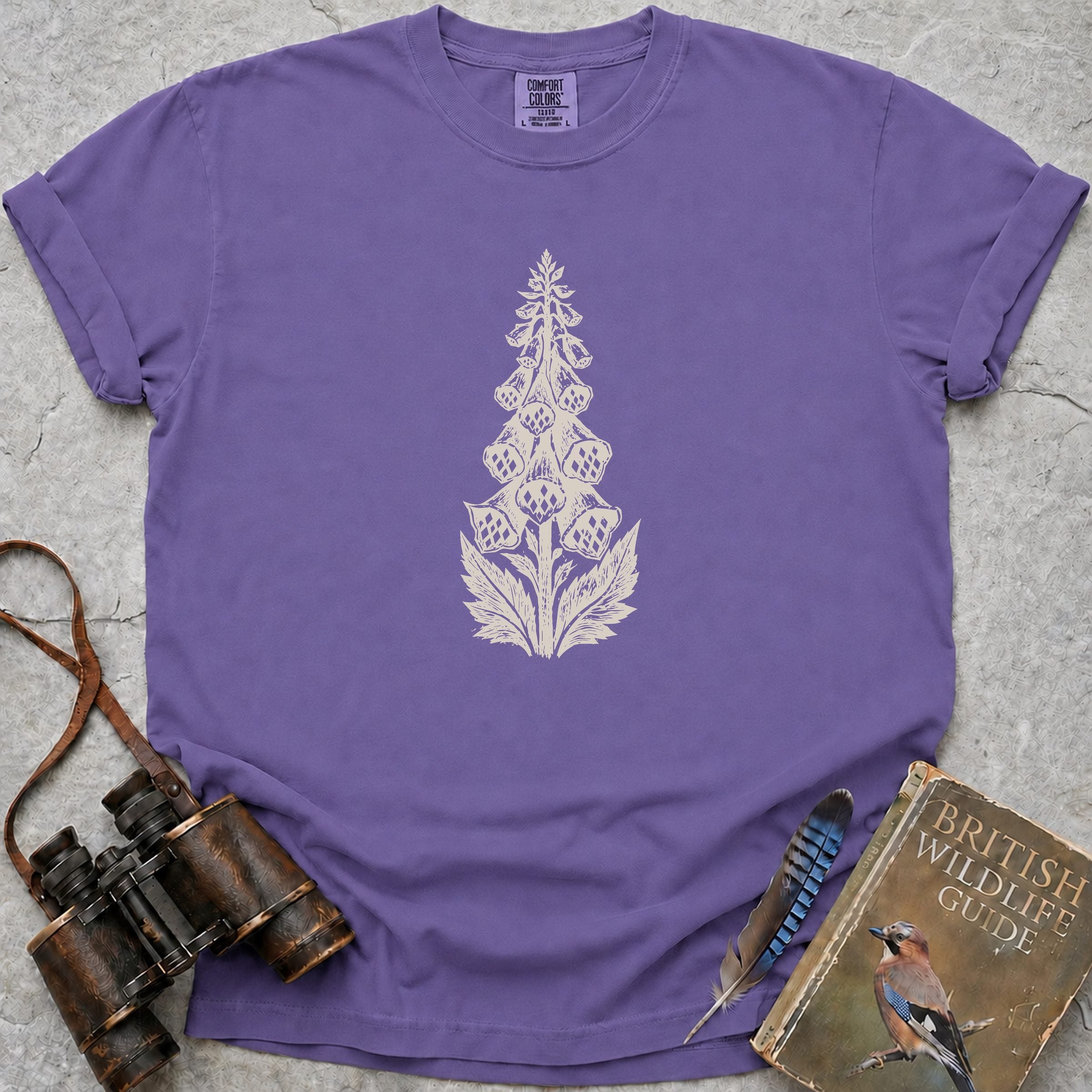Vintage Foxglove T-Shirt — violet