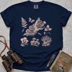 vintage-fungi-naturalist-plate — true navy