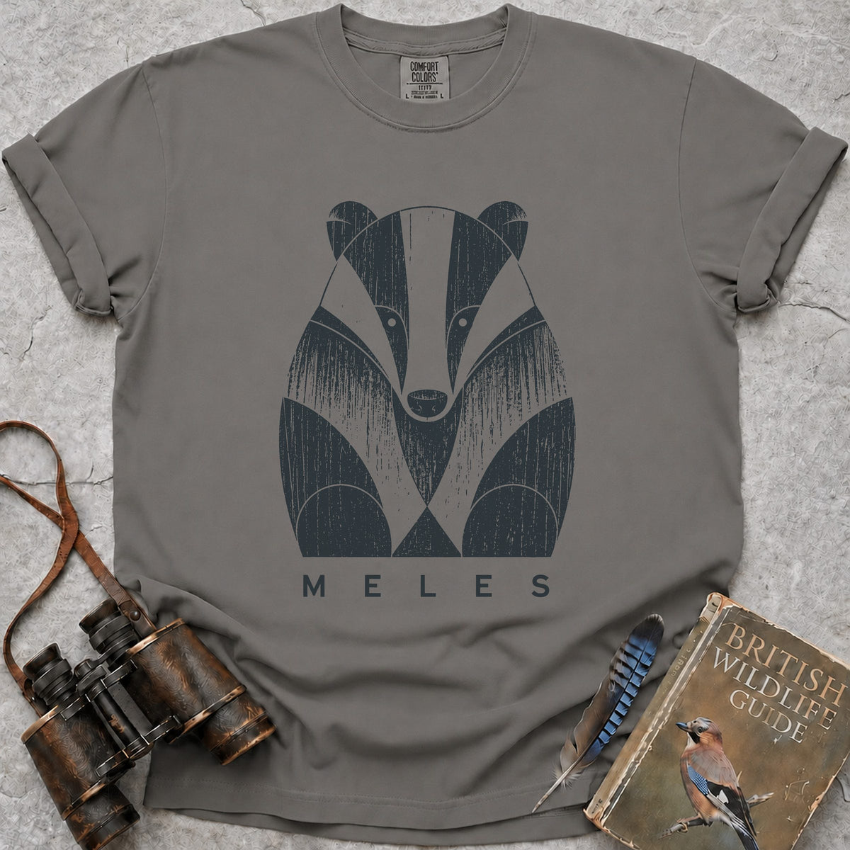 vintage-meles-badger — grey