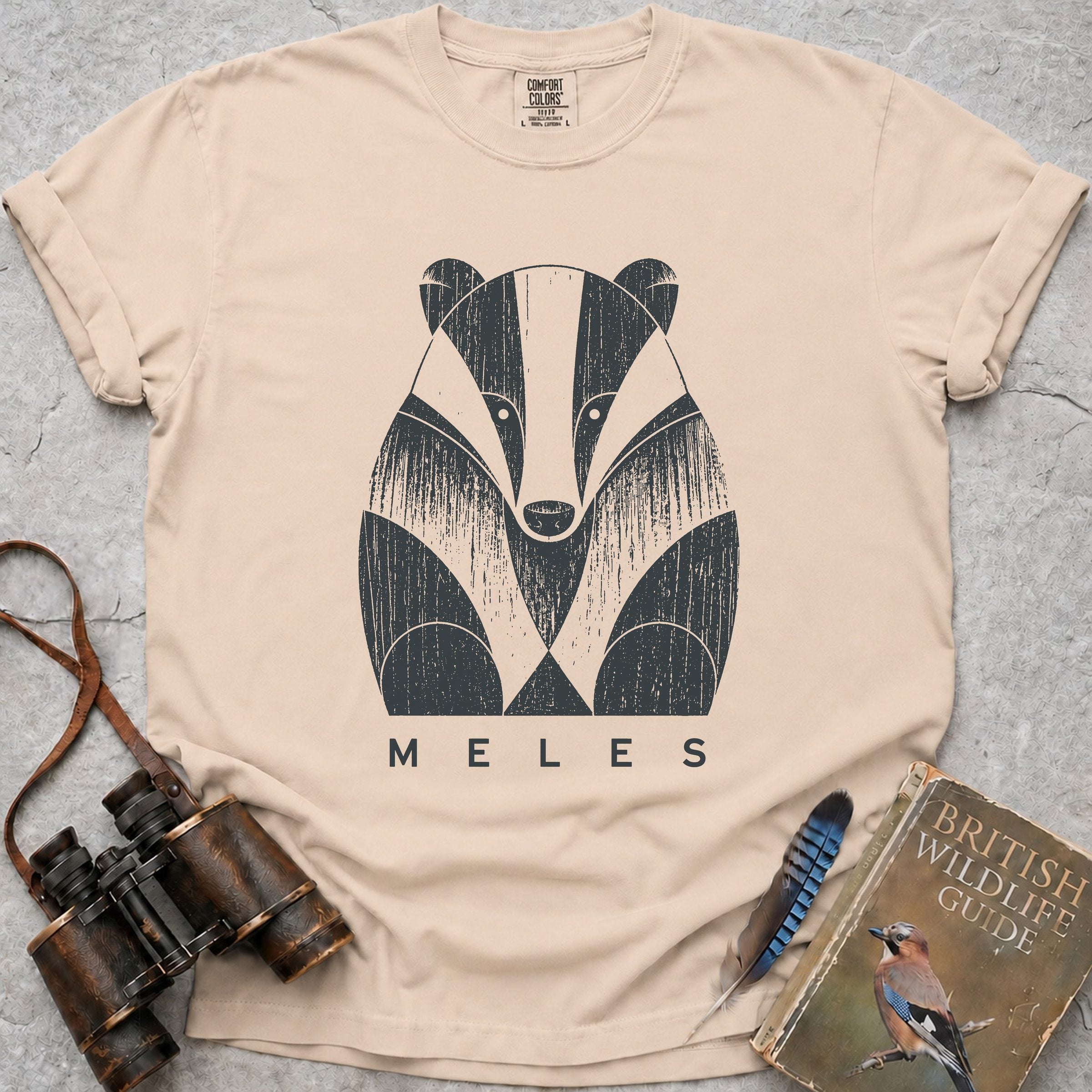 vintage-meles-badger — ivory