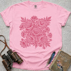 Vintage Peonies T-Shirt — blossom