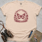 Vintage Woodland Butterfly T-Shirt — ivory