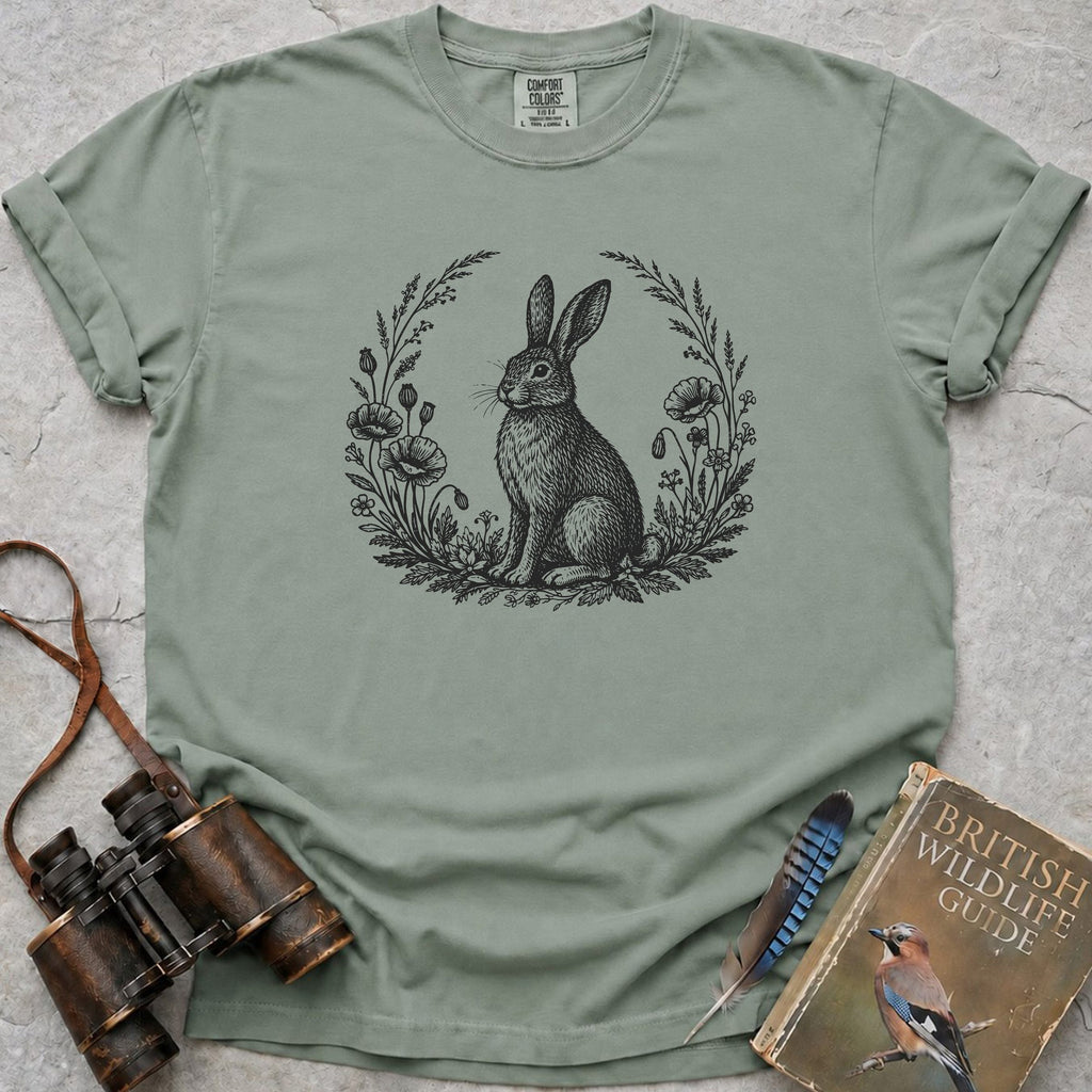 Vintage Woodland Hare T-Shirt — bay