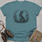 Vintage Woodland Hare T-Shirt — seafoam