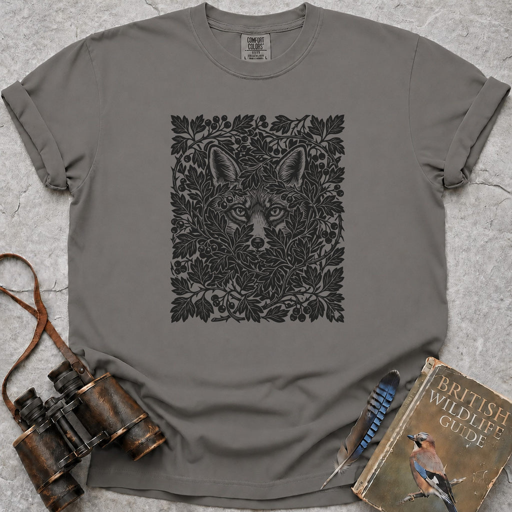 Watched By A Fox T-Shirt — grey