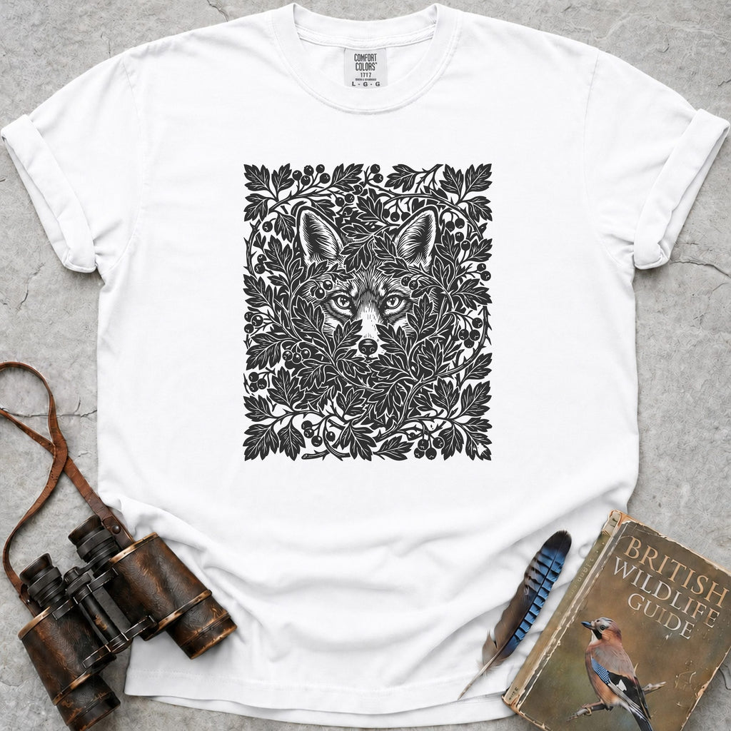 Watched By A Fox T-Shirt — white
