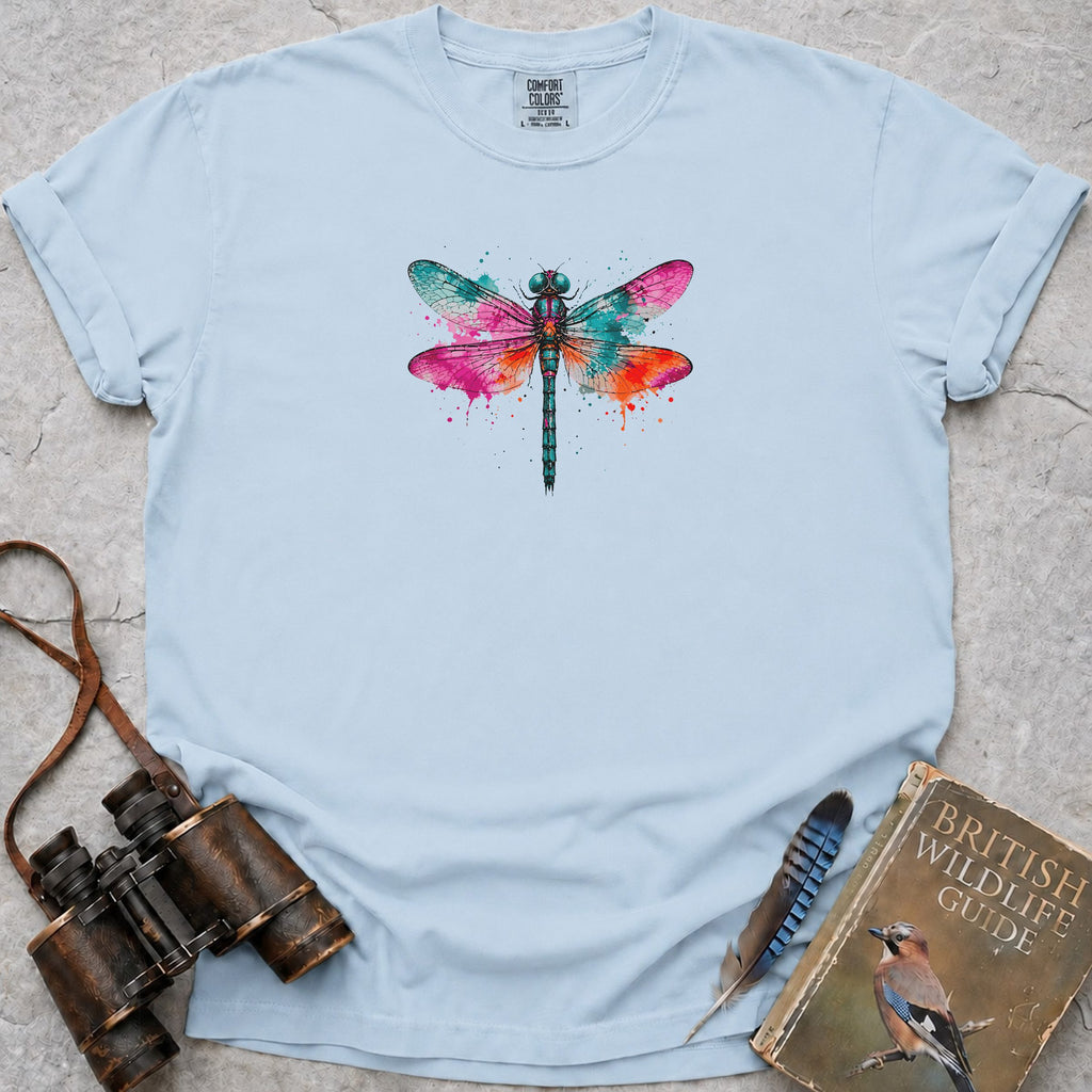 Watercolour Dragonfly T-Shirt — chambray