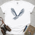 Watercolour Owl T-Shirt — white