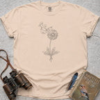 Whimsical Dandelion T-Shirt — ivory