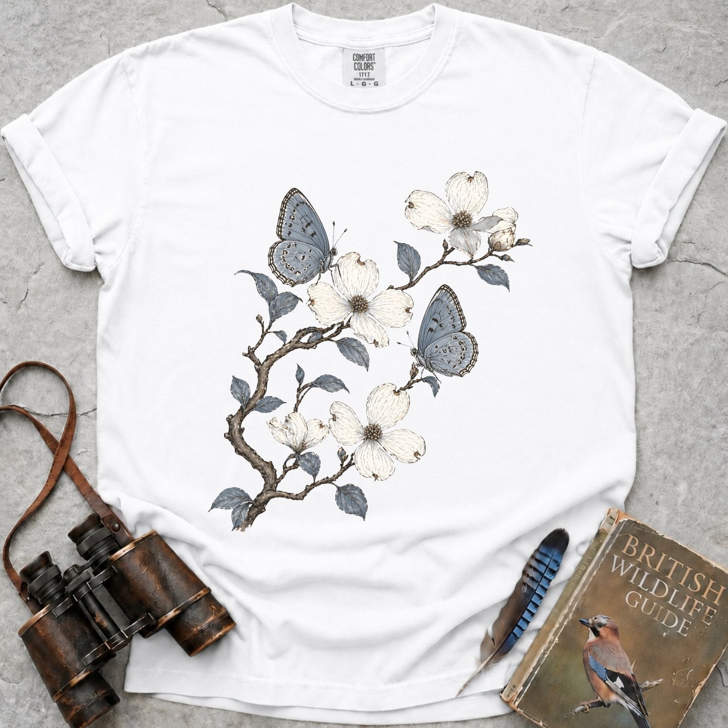 Small Blues Blossom T-Shirt