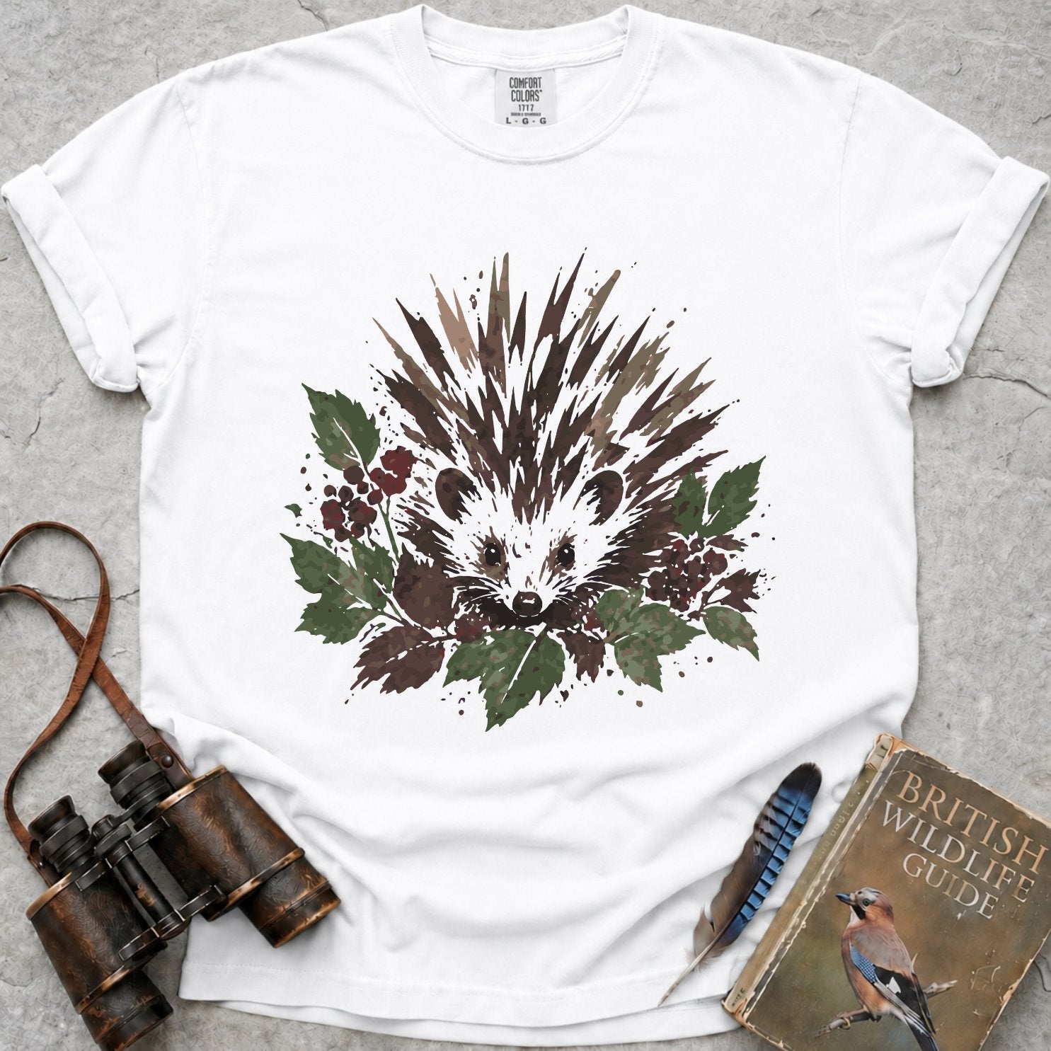 Woodland Berry Hedgehog T-Shirt