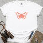 Coral Tortoiseshell Butterfly T-Shirt