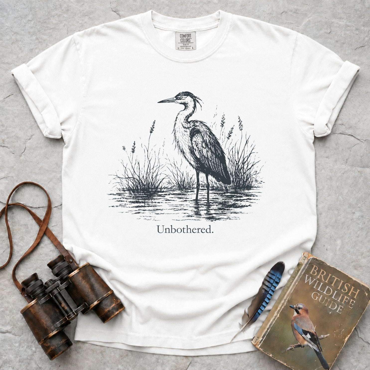 Unbothered Heron T-Shirt