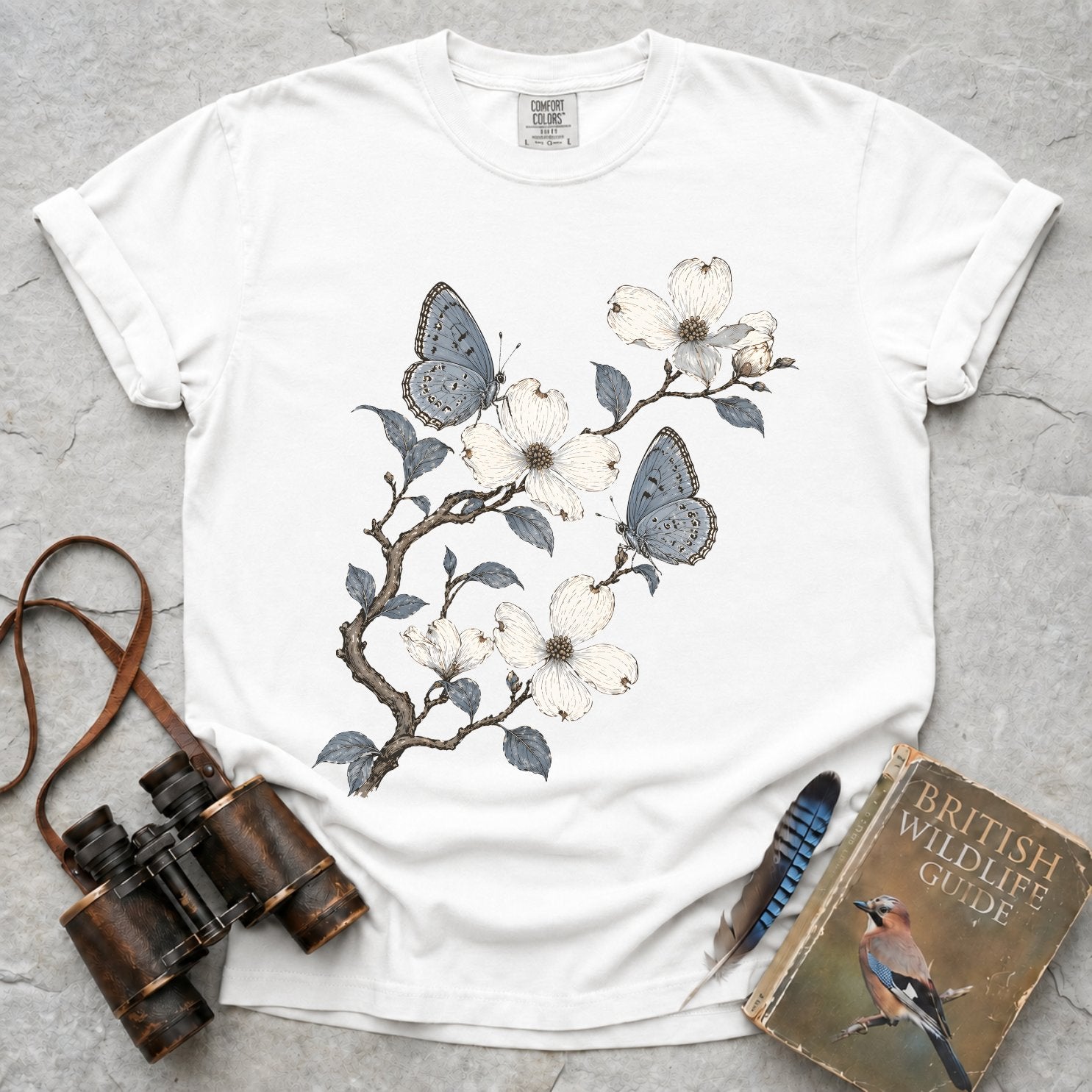 Small Blues Blossom T-Shirt