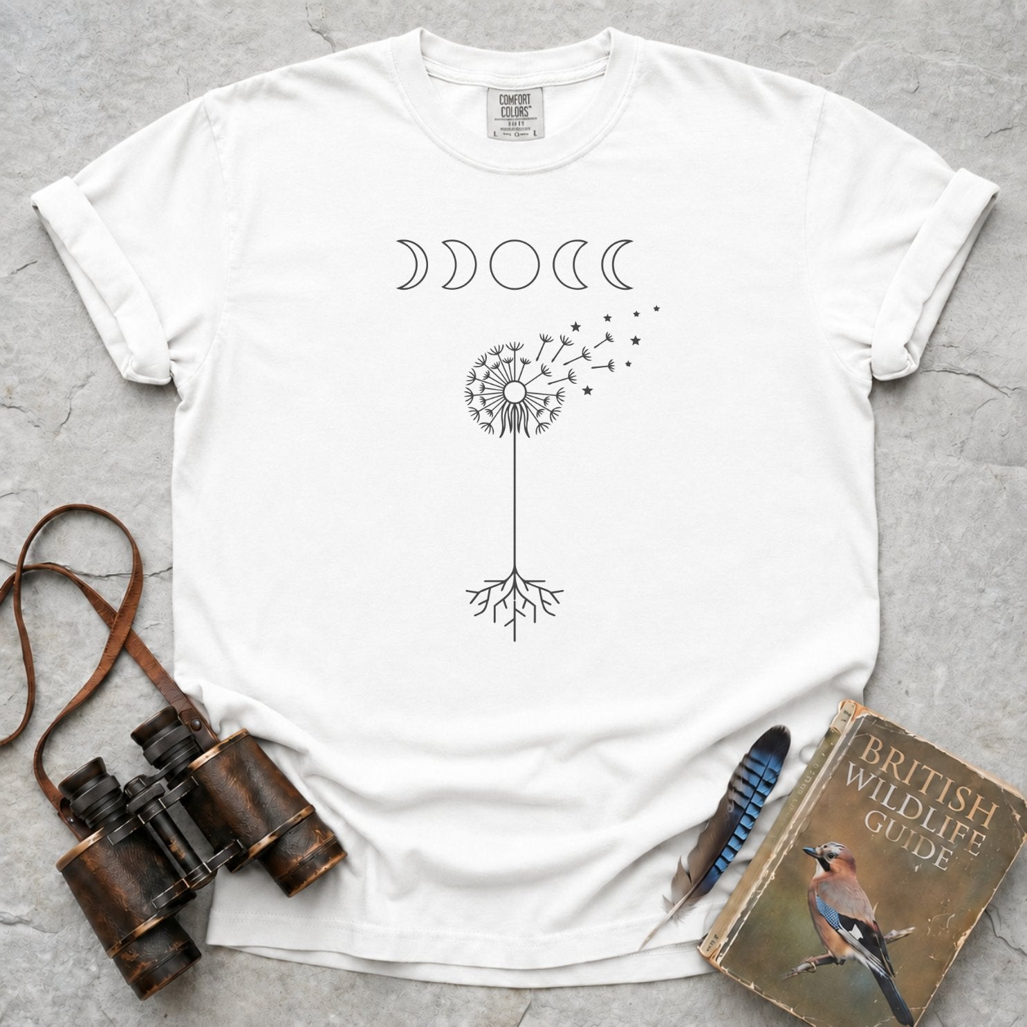 Dandelion Moon Phases T-Shirt