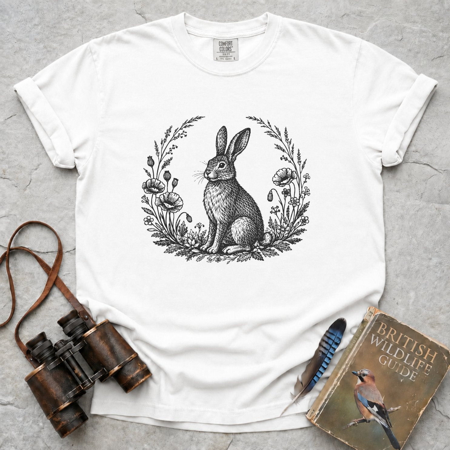 Vintage Woodland Hare T-Shirt