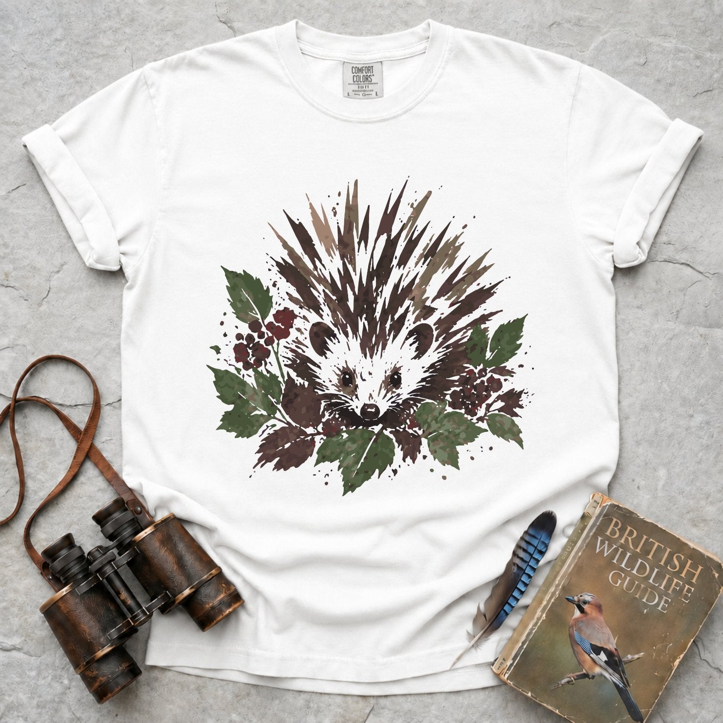 Woodland Berry Hedgehog T-Shirt