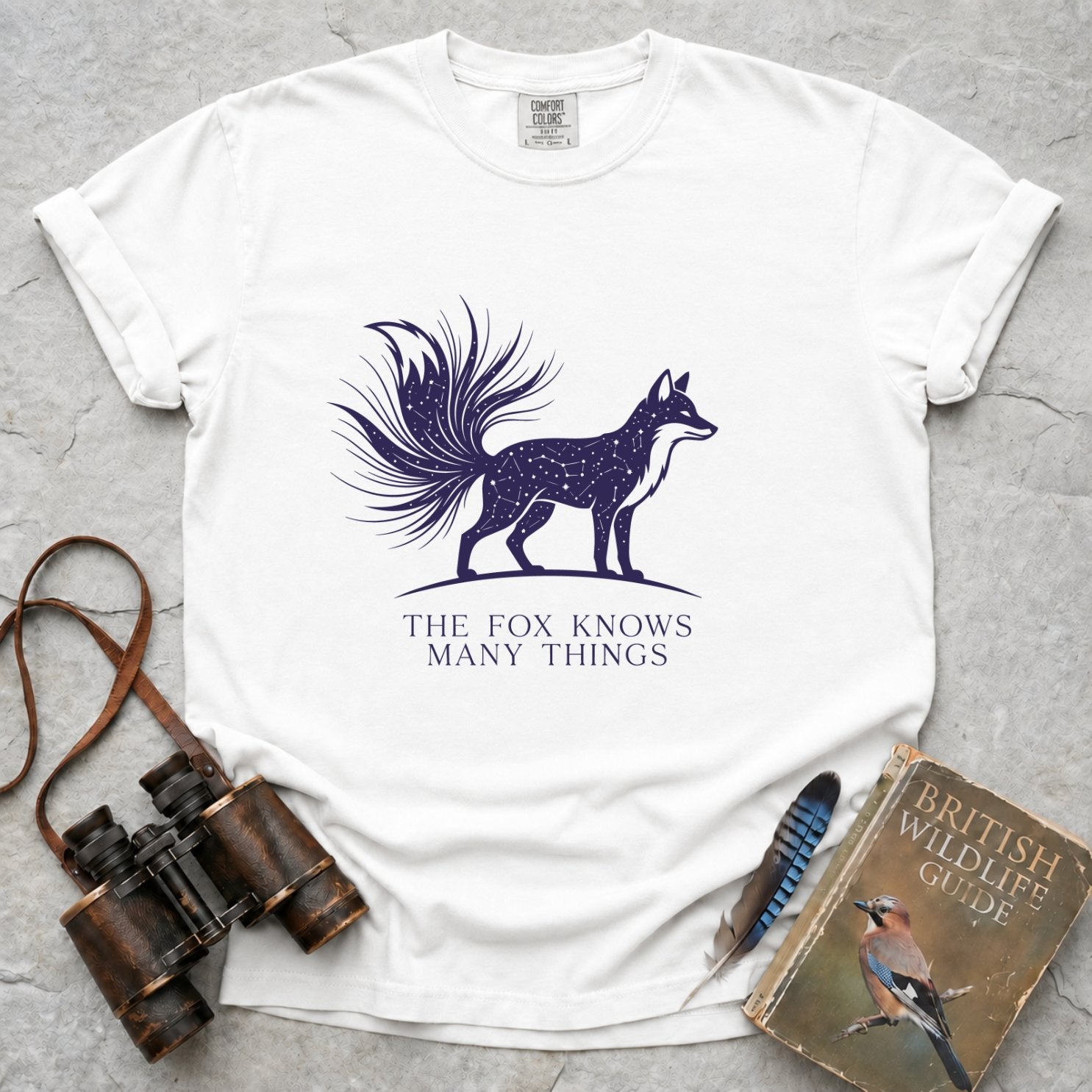 The Fox Knows Many Things Celestial T-Shirt