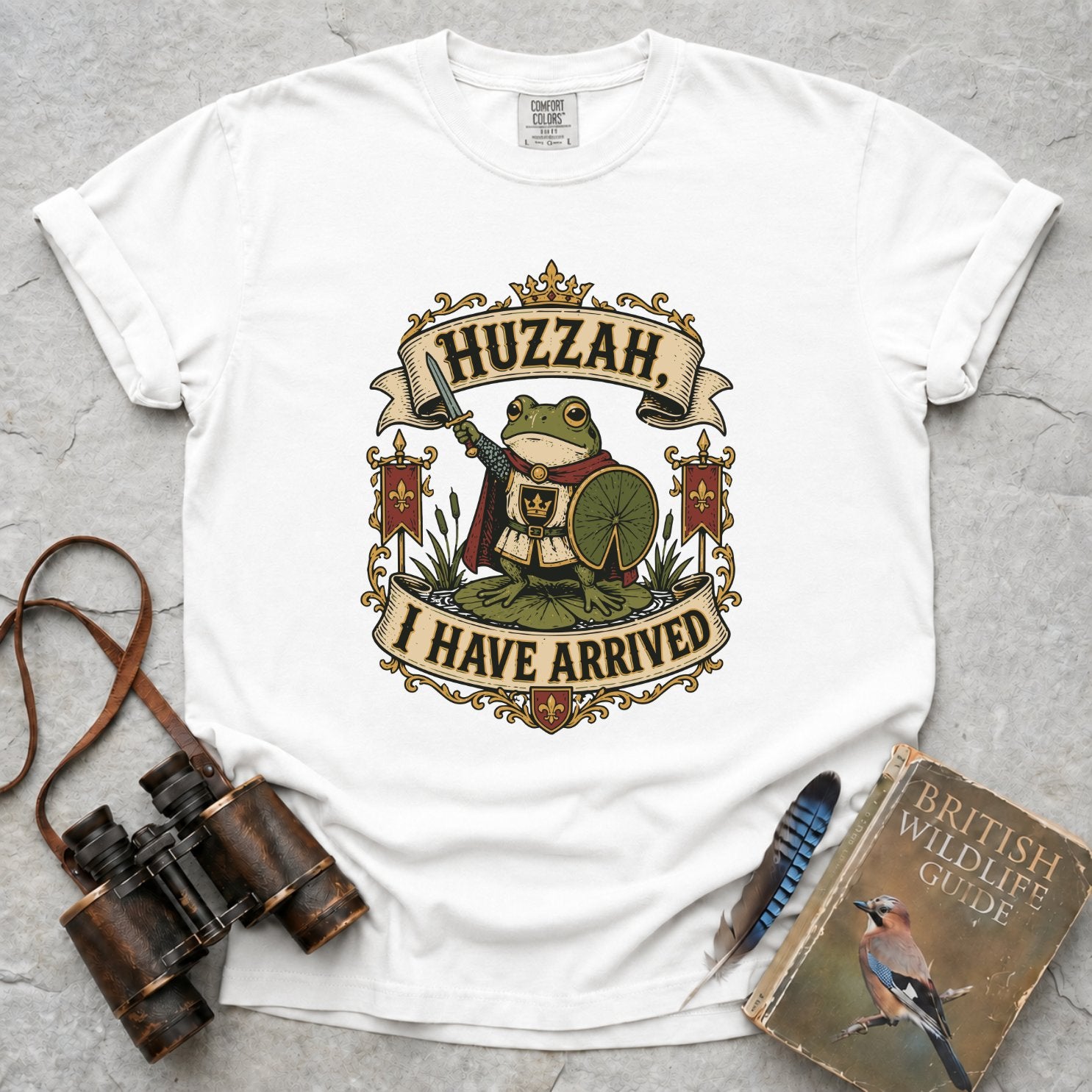 Huzzah, I Have Arrived Frog T-Shirt