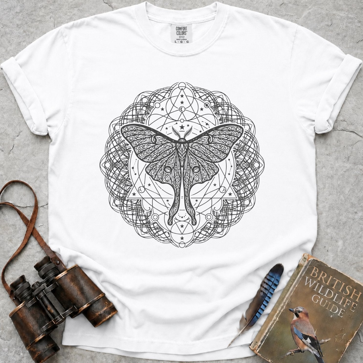 Moth Mandala T-Shirt