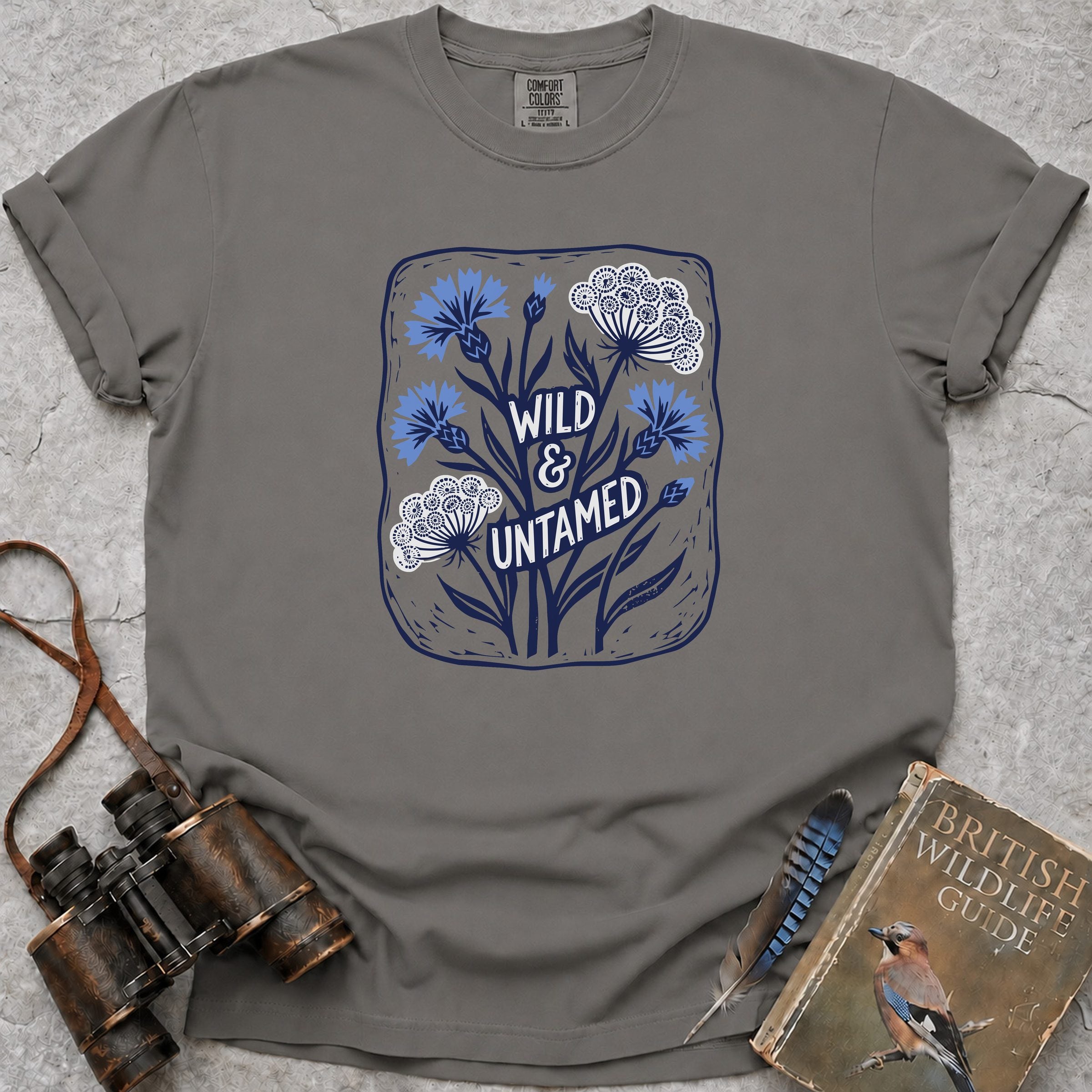 Wild And Untamed T-Shirt — grey