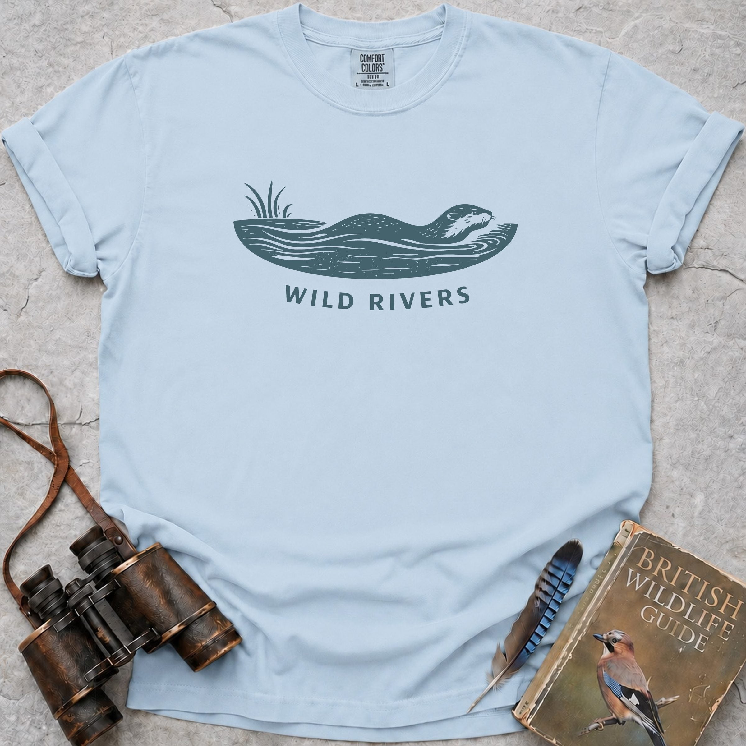 Wild Rivers Otter T-Shirt — chambray