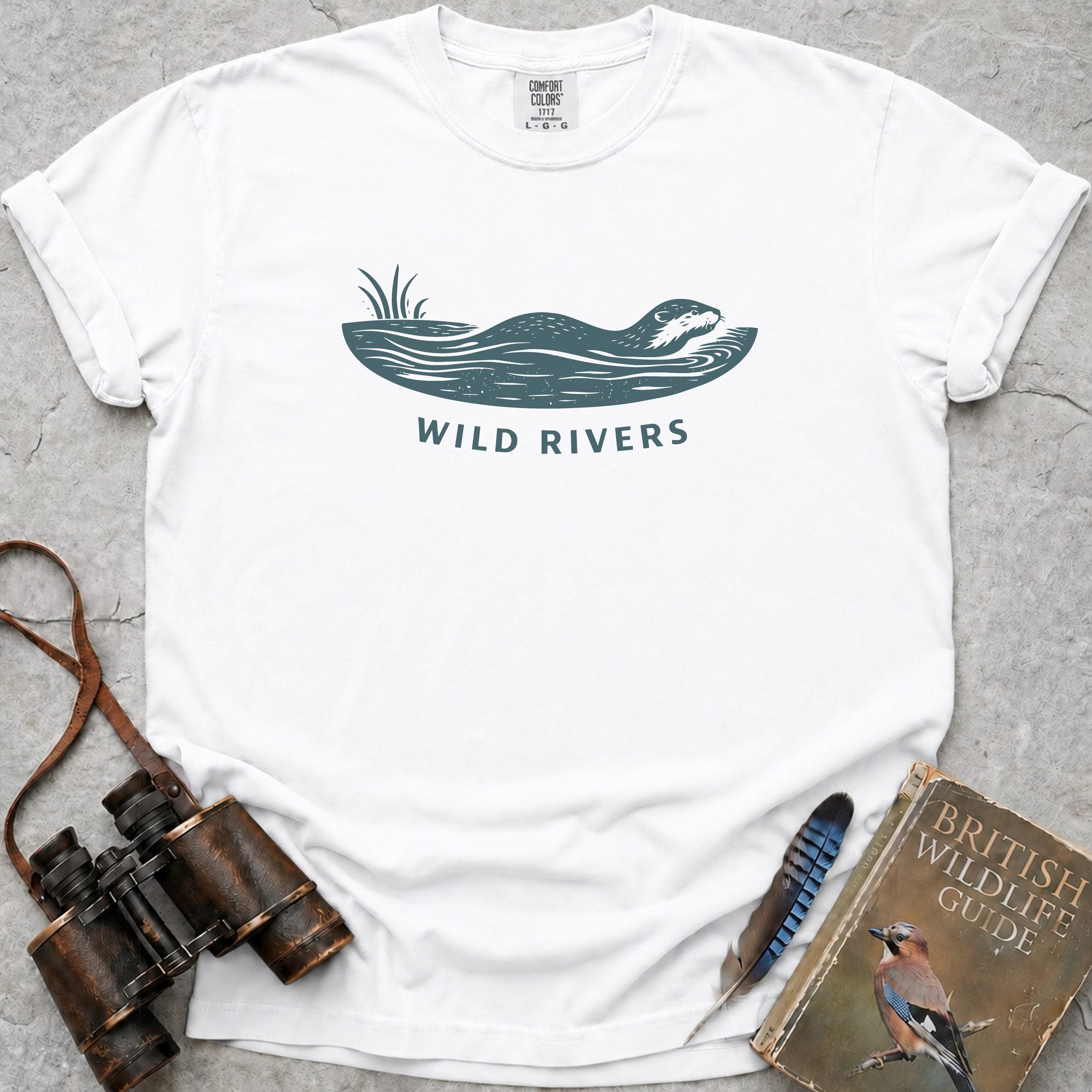 Wild Rivers Otter T-Shirt — white