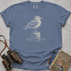 Windswept Seagull T-Shirt — blue jean