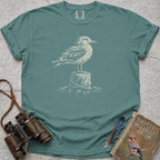Windswept Seagull T-Shirt — seafoam