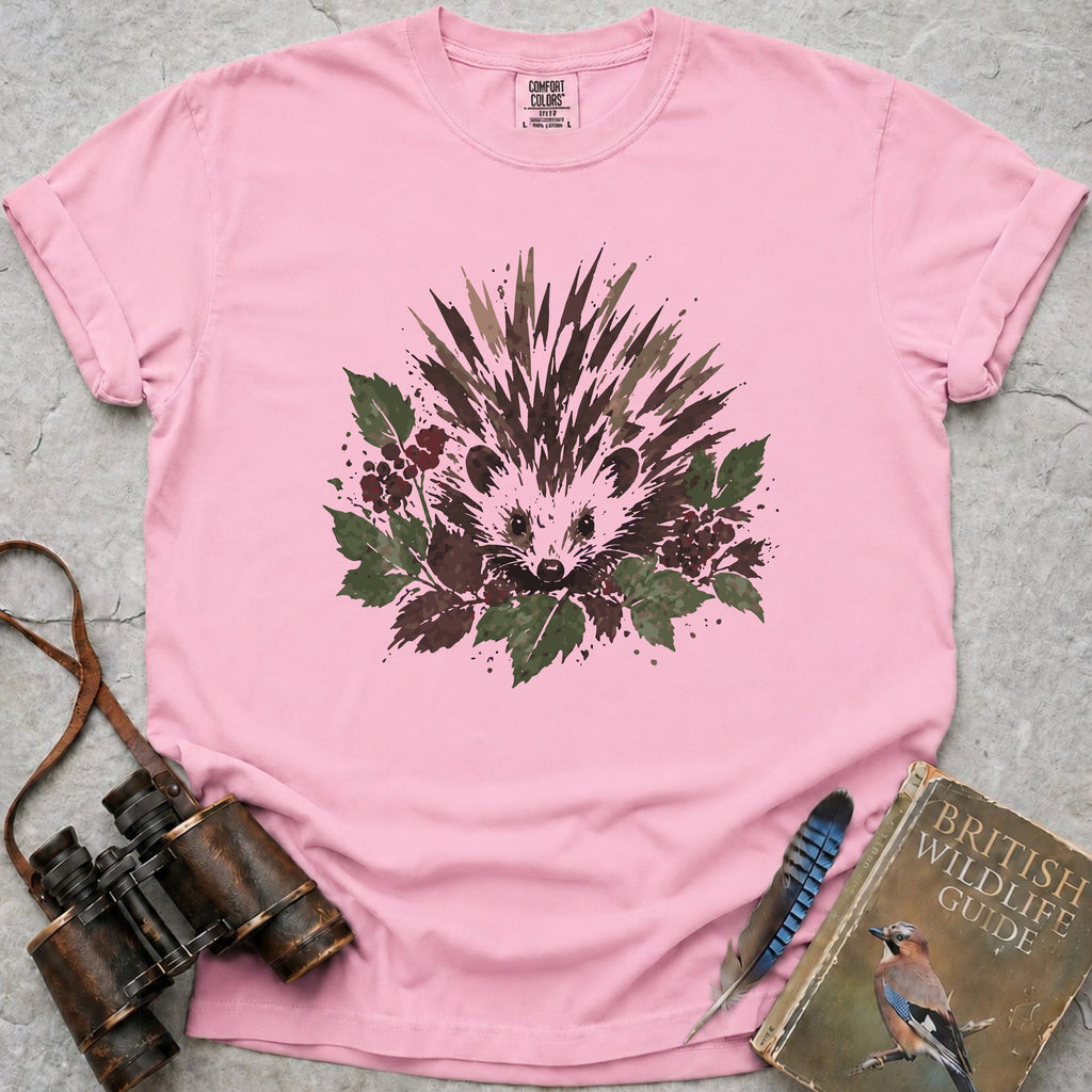Woodland Berry Hedgehog T-Shirt — blossom