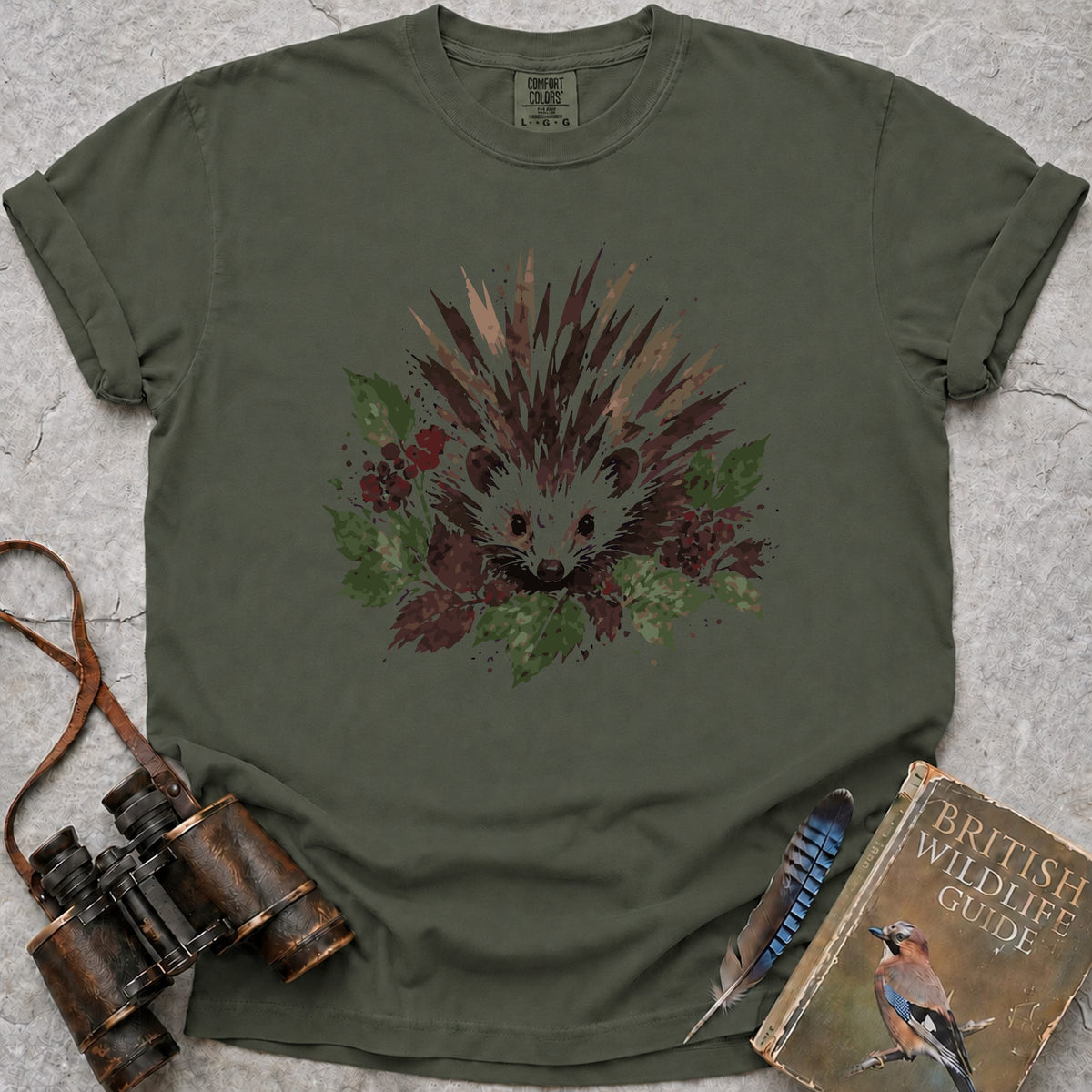 woodland-berry-hedgehog — moss