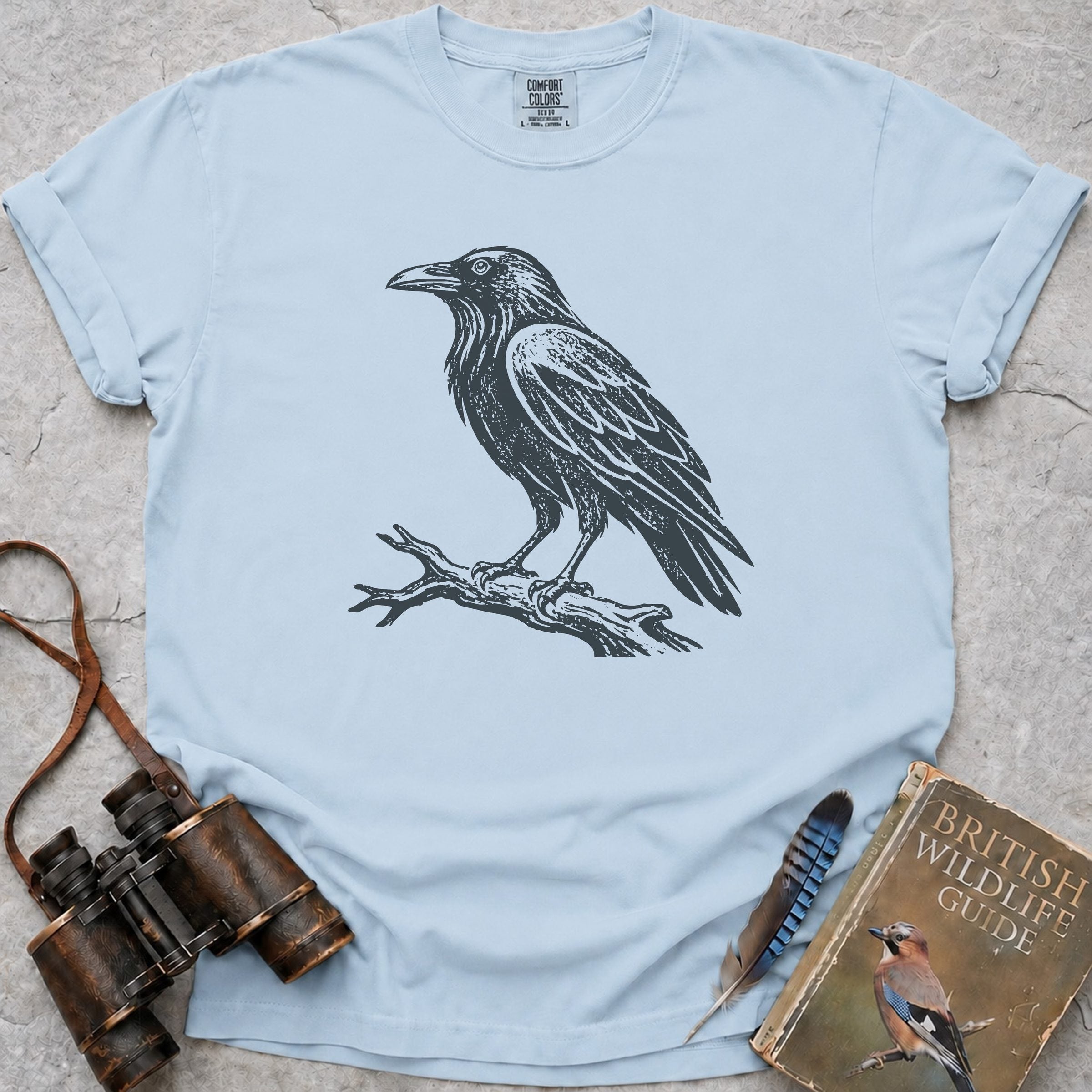Woodland Raven T-Shirt — chambray