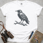 Woodland Raven T-Shirt — white
