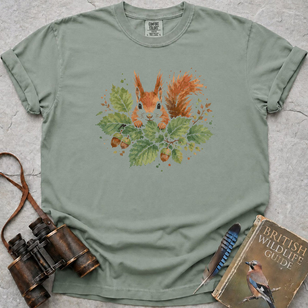 Woodland Red Squirrel T-Shirt — bay