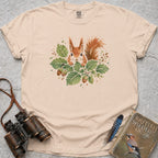 Woodland Red Squirrel T-Shirt — ivory
