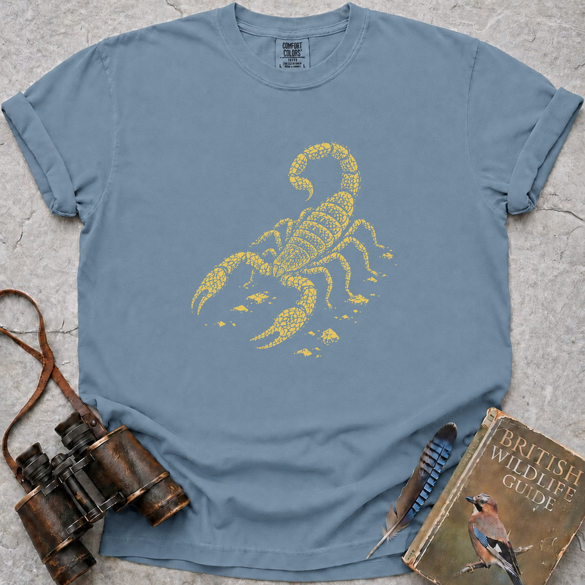 yellow-tailed-scorpion — ice blue