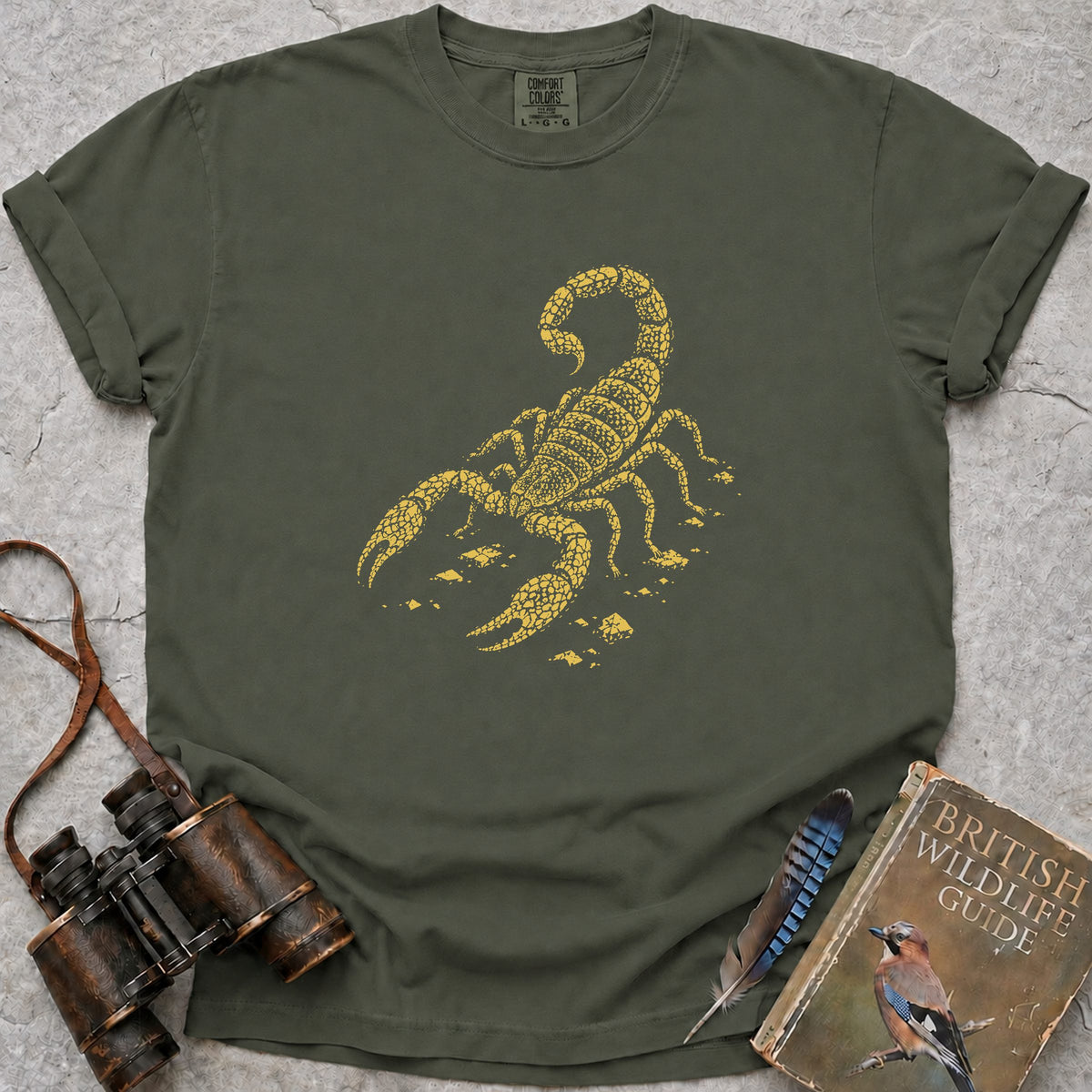 yellow-tailed-scorpion — moss