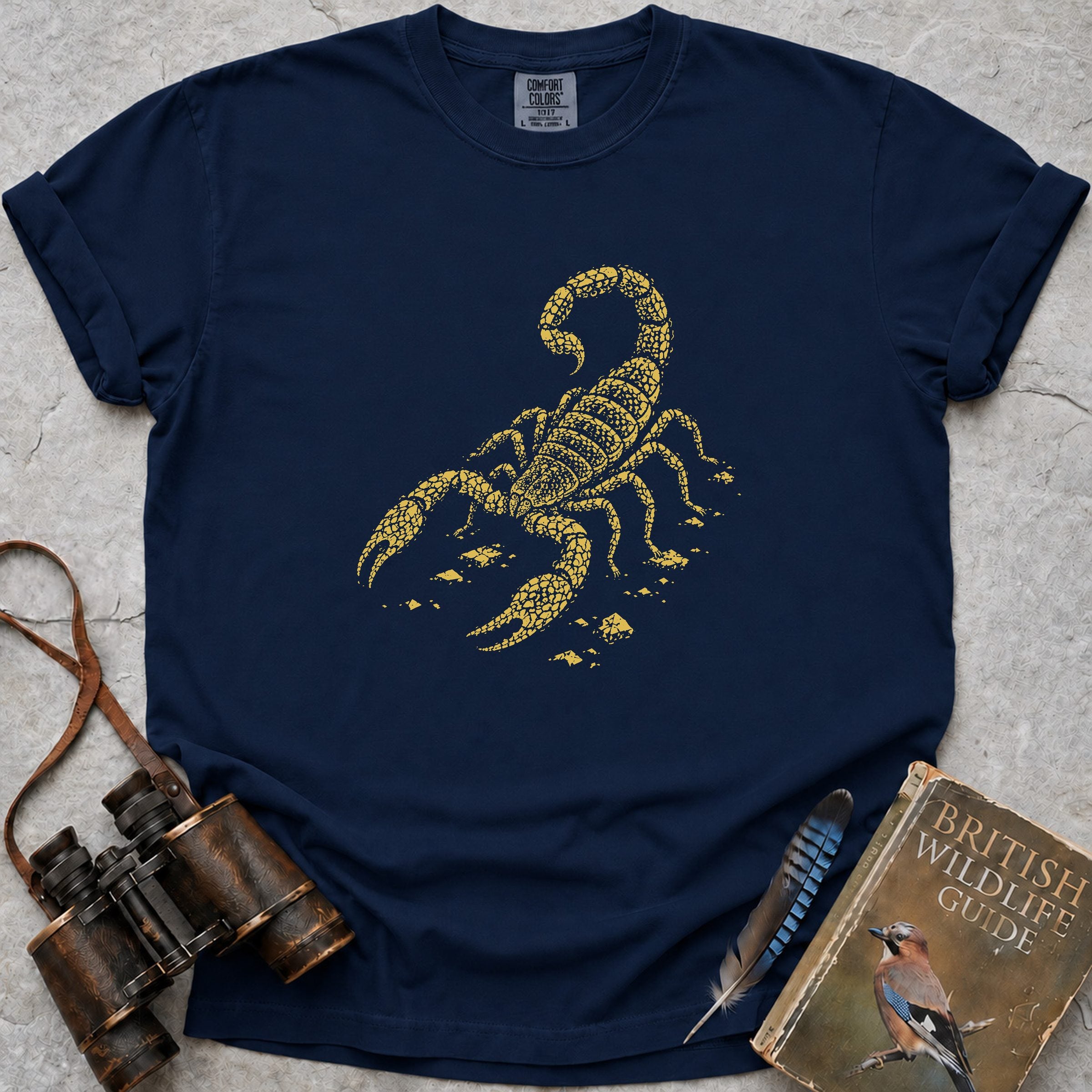 yellow-tailed-scorpion — true navy