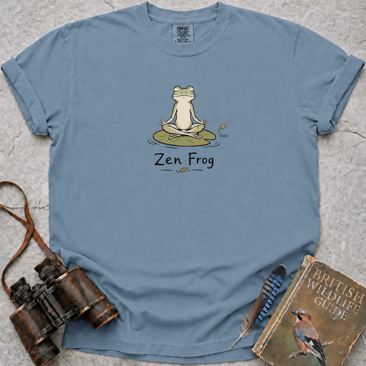 zen-frog — ice blue